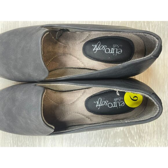 Euro Soft Sofft Women's Loafer Driving Slip-On Leather US 9 Black Comfort Shoes - Picture 7 of 10